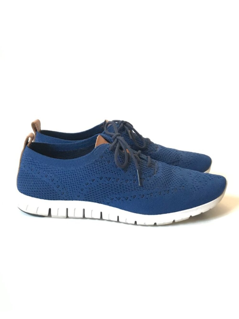 Cole Haan Zerogrand Oxford Sneakers Womens 9 Navy Blue W08353 Stitchlite Wingtip